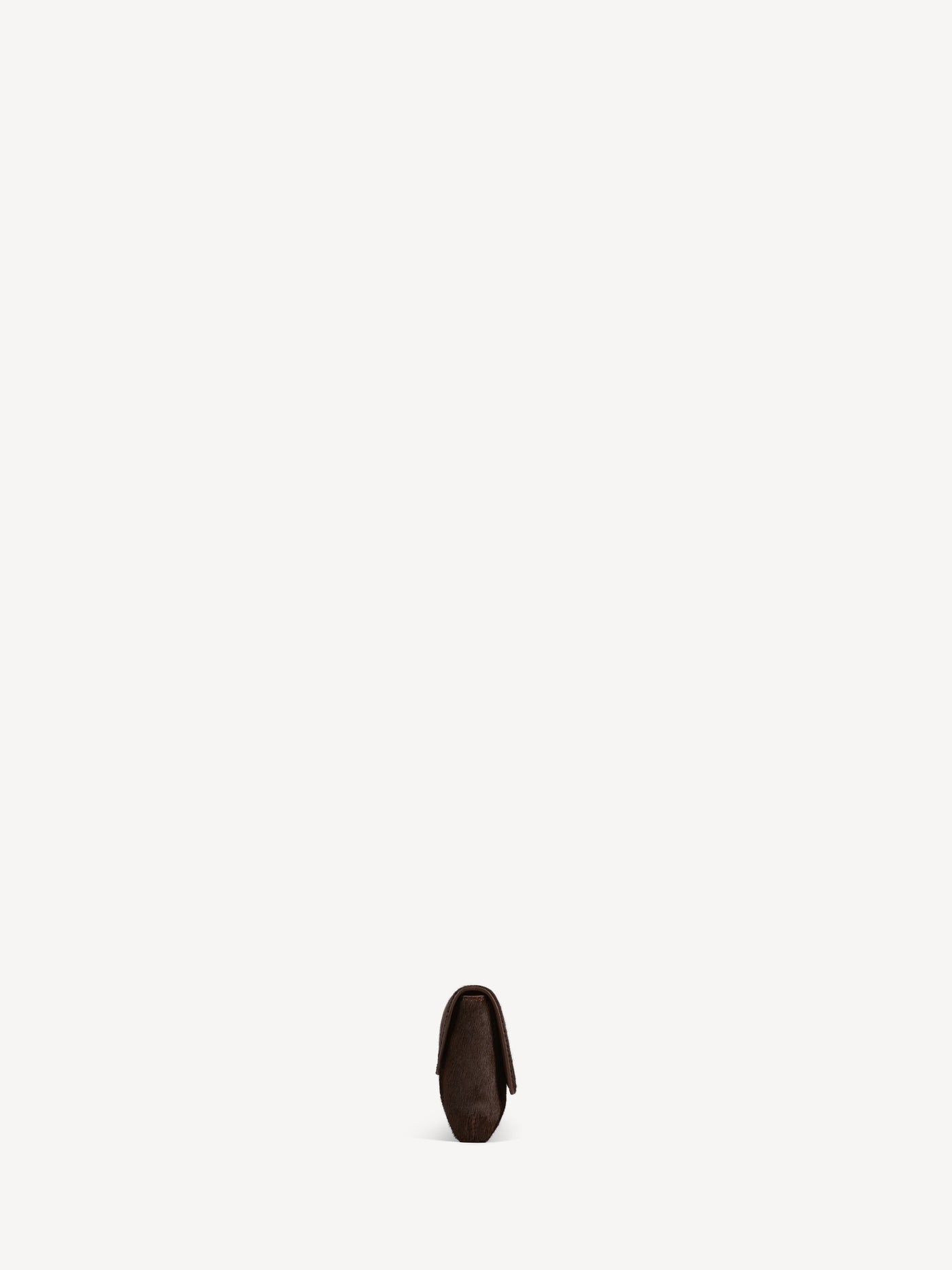 LONG CLUTCH bag in pony-effect leather