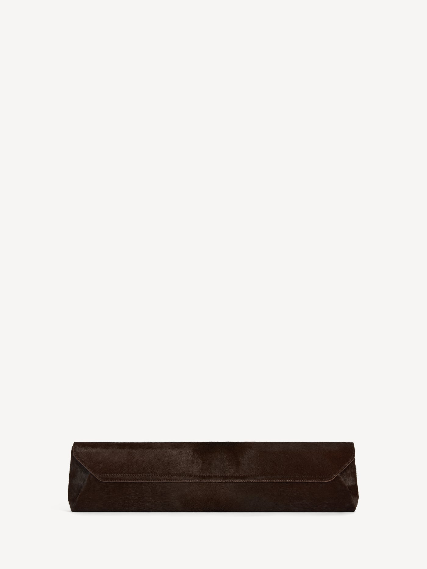 LONG CLUTCH bag in pony-effect leather