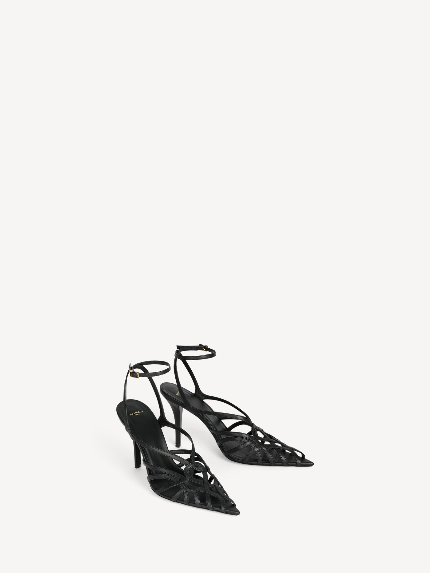 Sandali Cage in pelle liscia