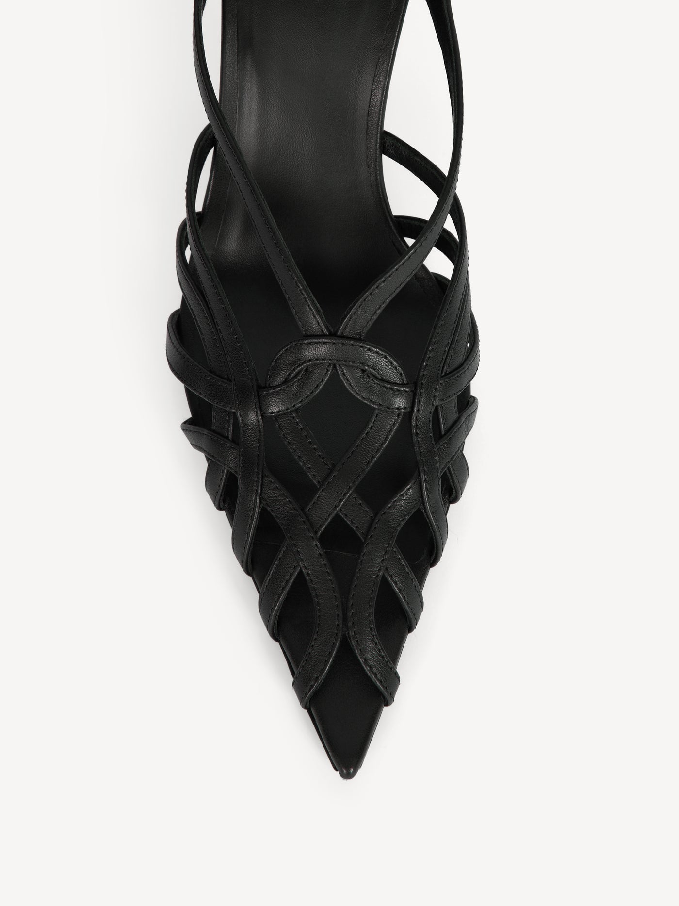 Sandali Cage in pelle liscia
