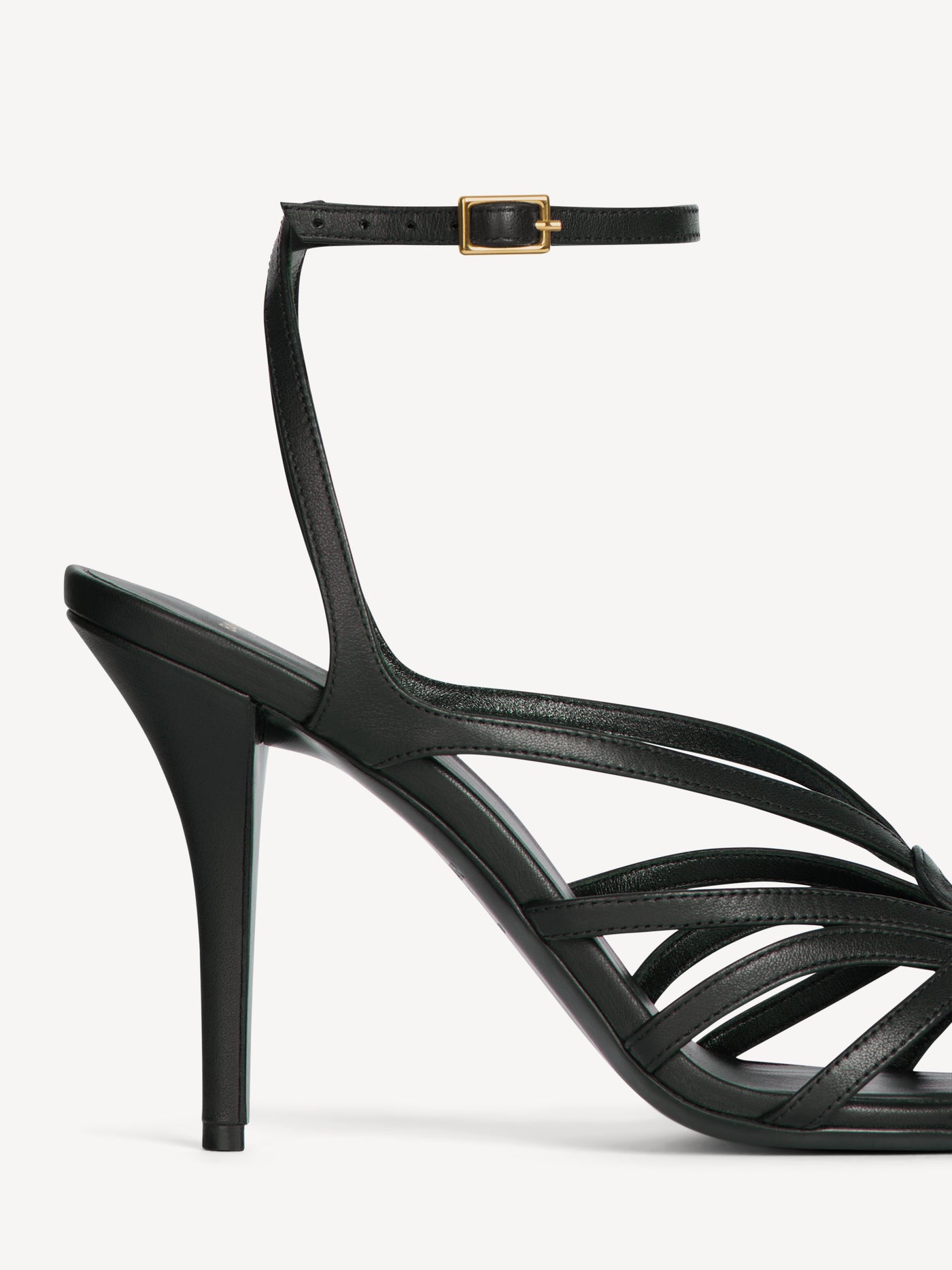 Sandali Cage in pelle liscia
