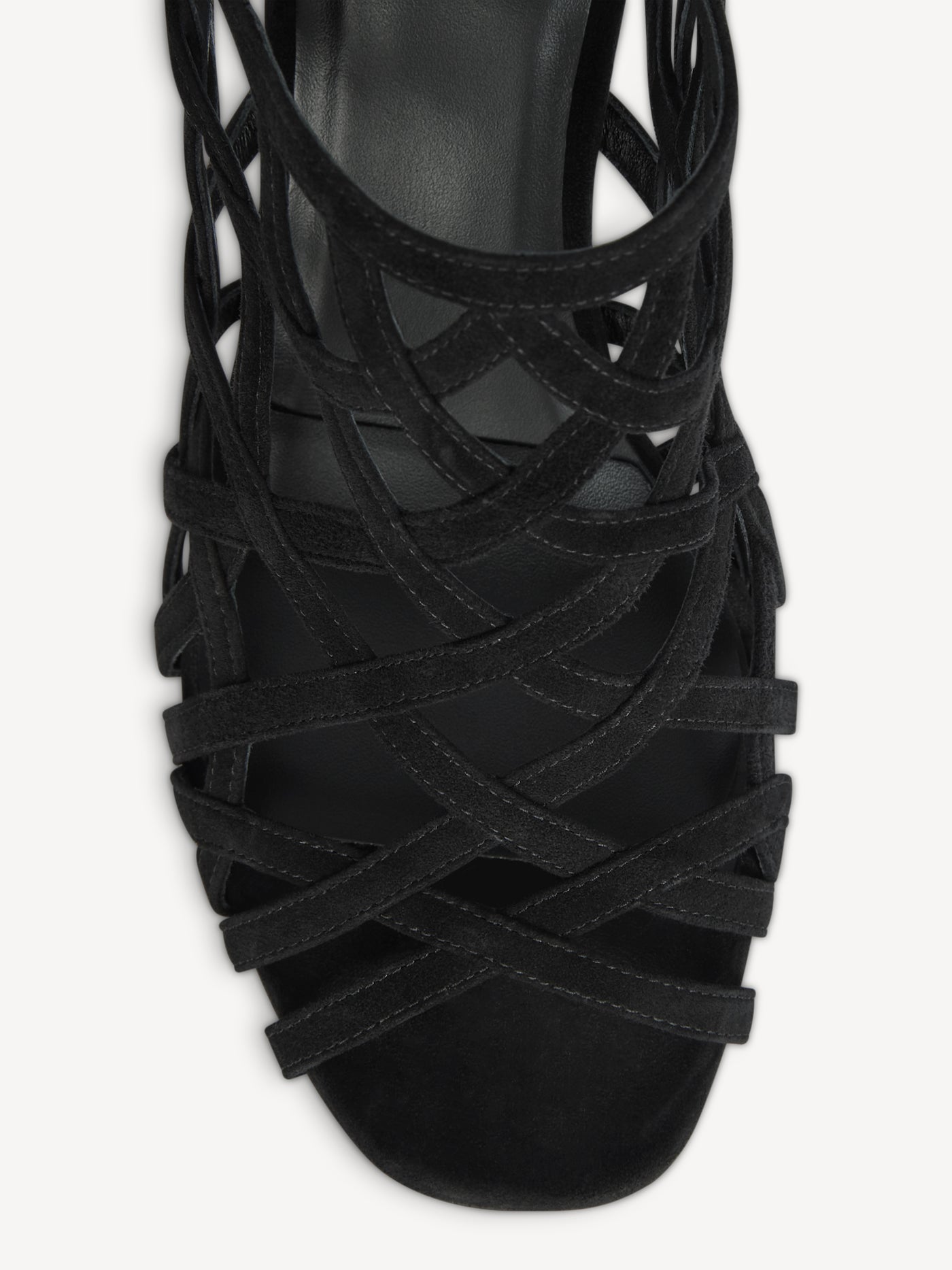 Sandalen Wedge Cage aus Wildleder