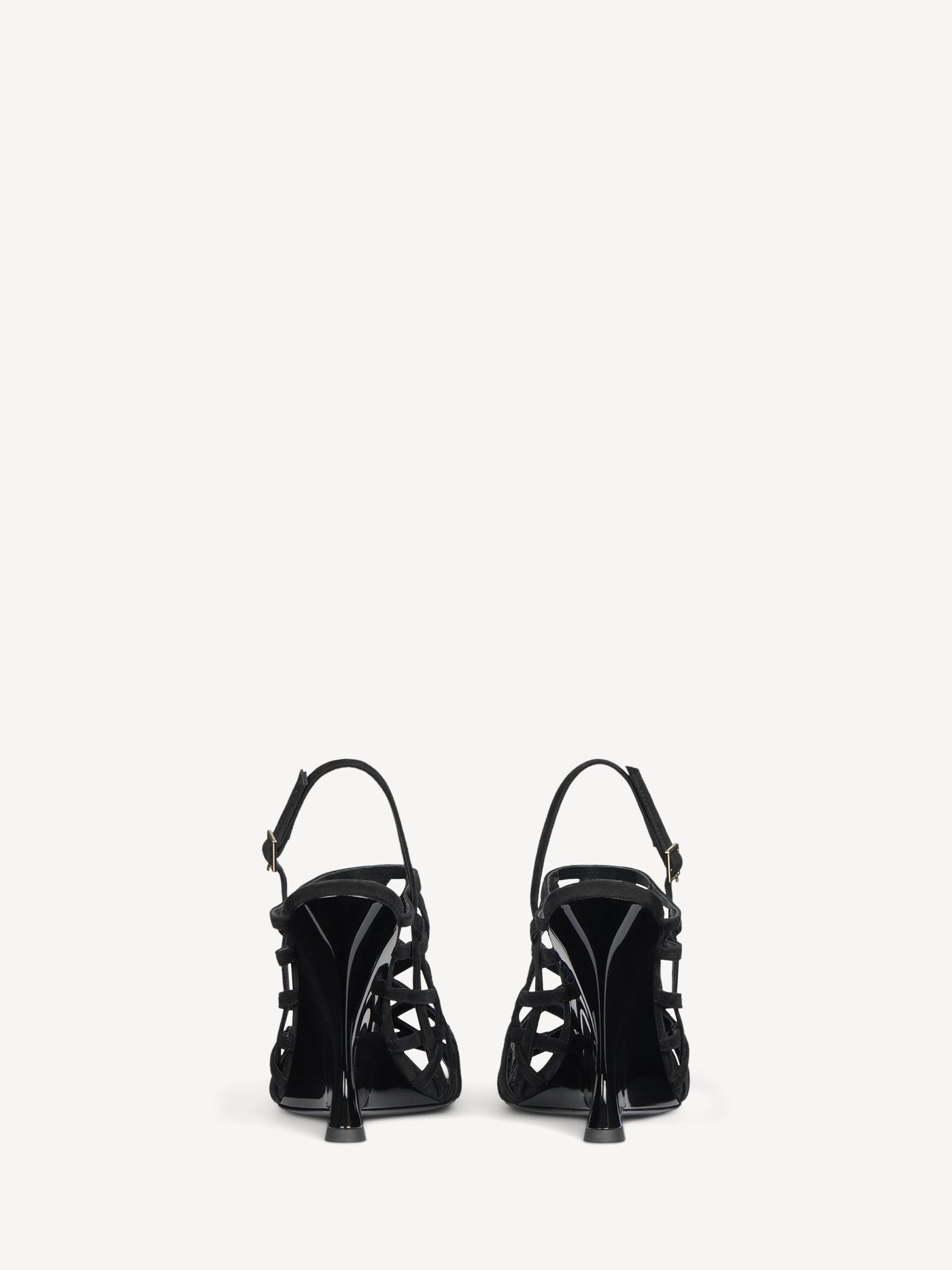 Sandalen Wedge Cage aus Wildleder