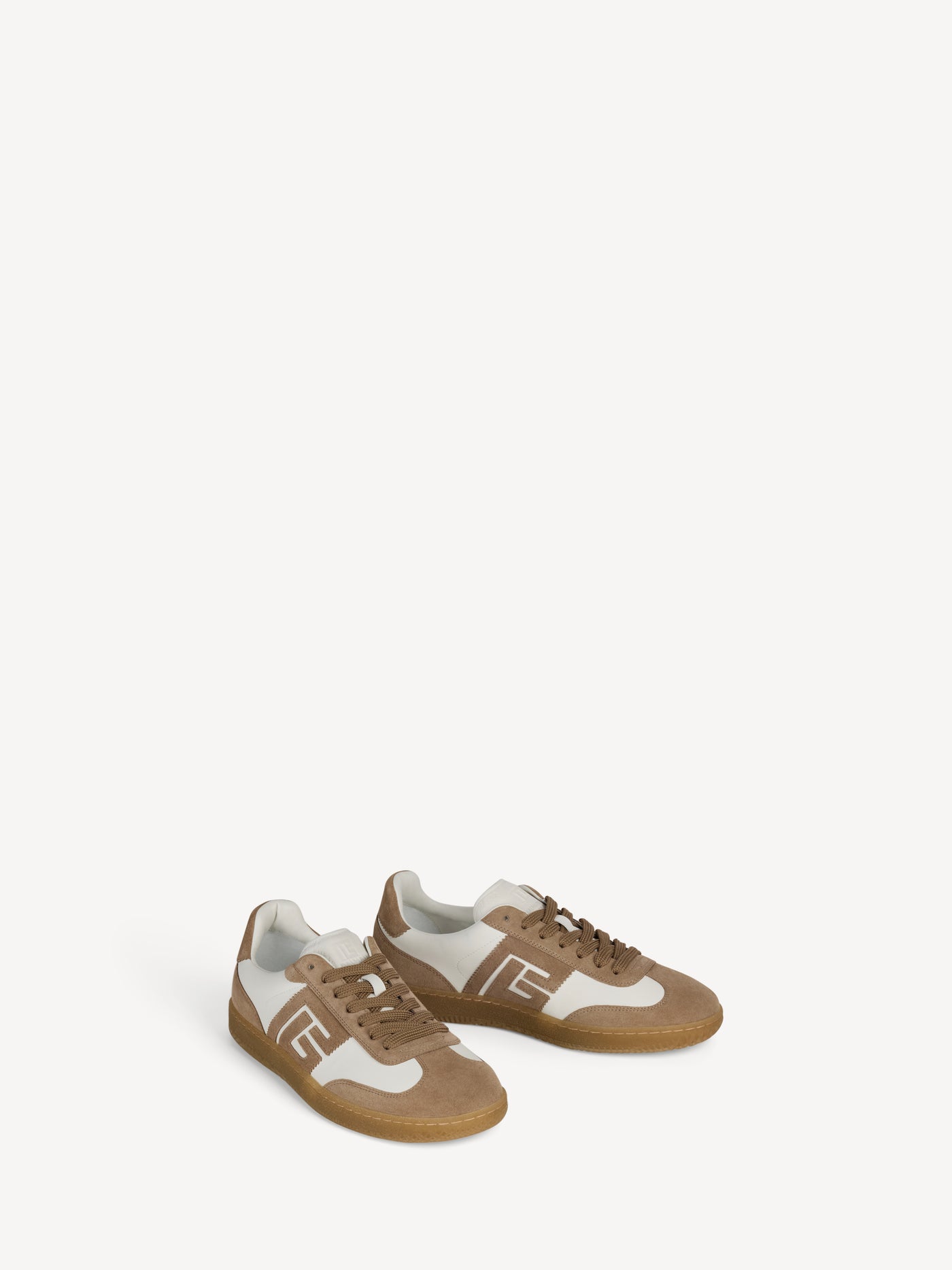 Zapatillas Balmain Swan de piel lisa y ante
