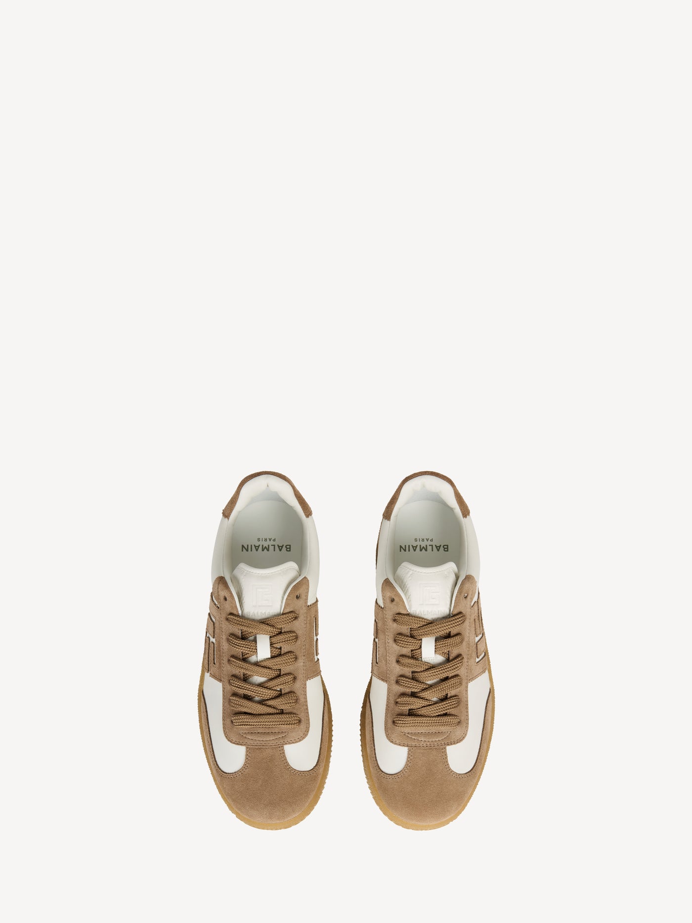 Zapatillas Balmain Swan de piel lisa y ante