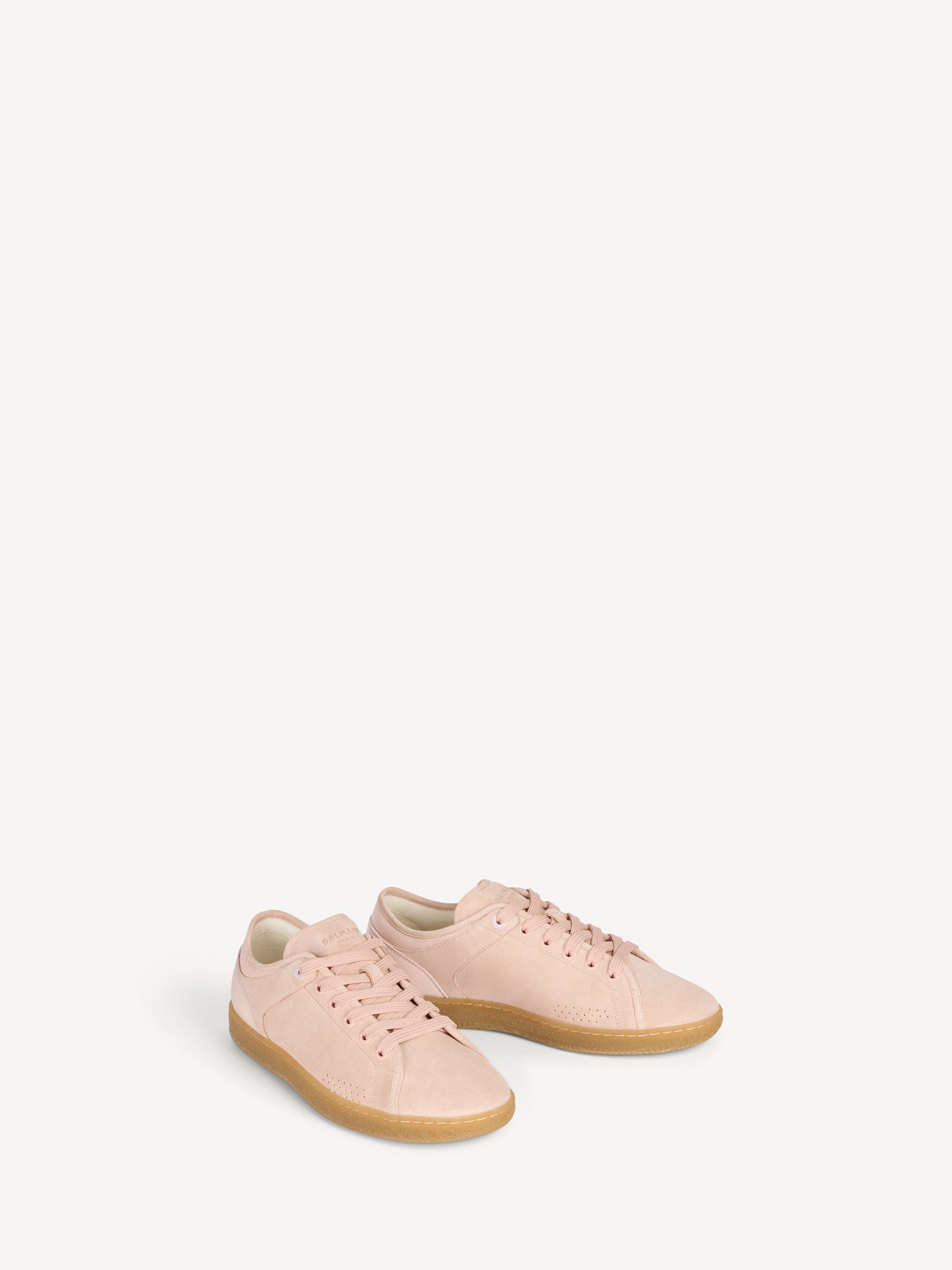 Zapatillas de tenis Balmain Swan de ante y piel lisa