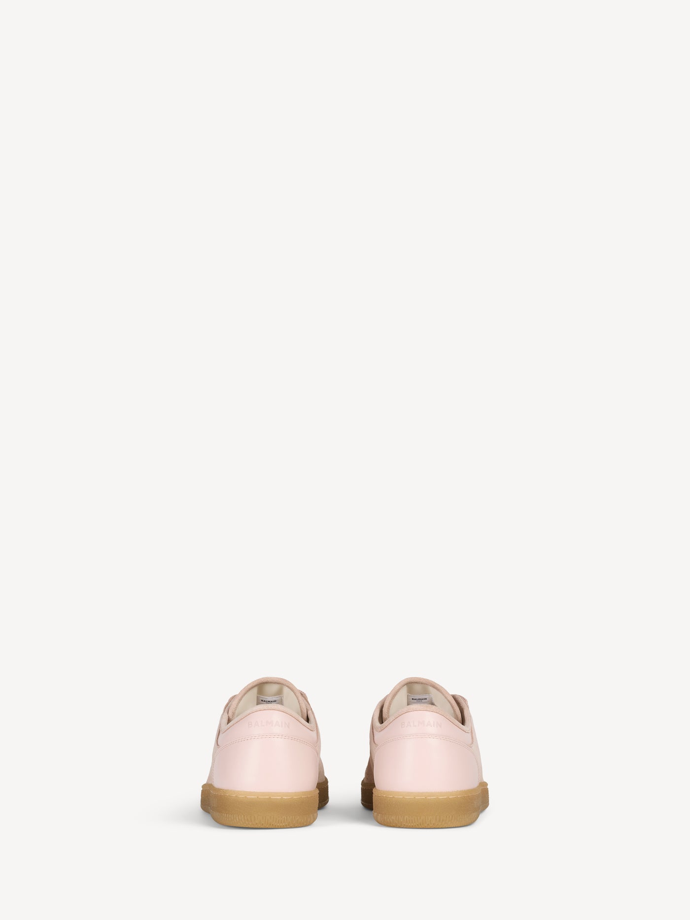 Zapatillas de tenis Balmain Swan de ante y piel lisa