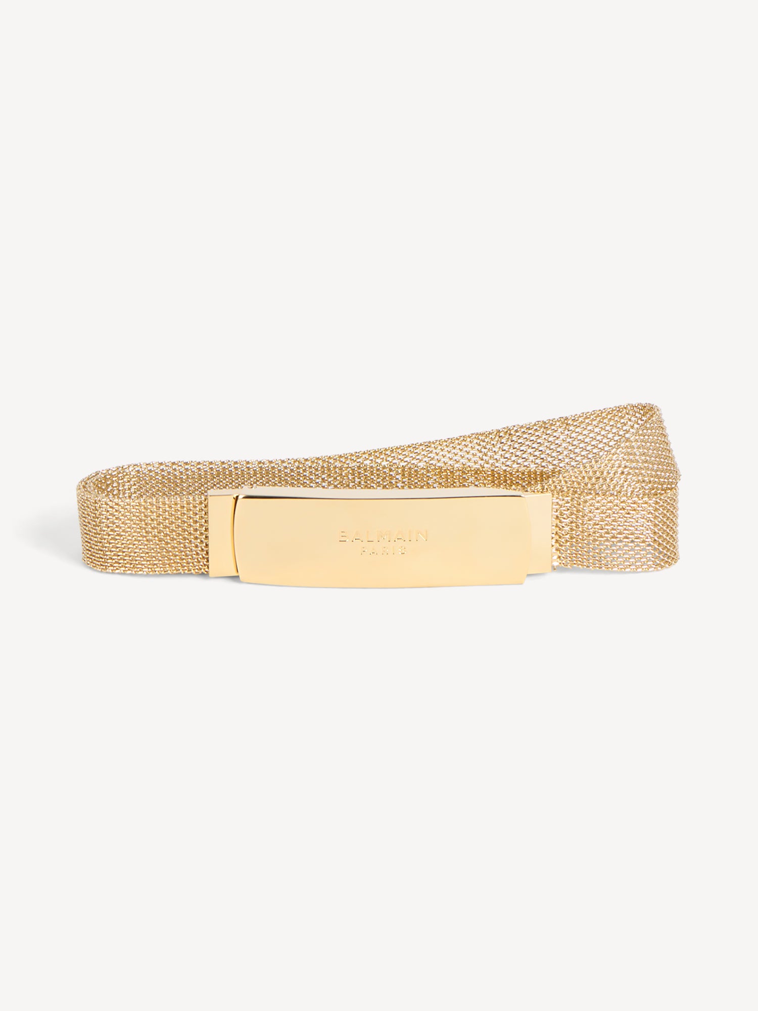 Cintura Balmain in ottone intrecciato
