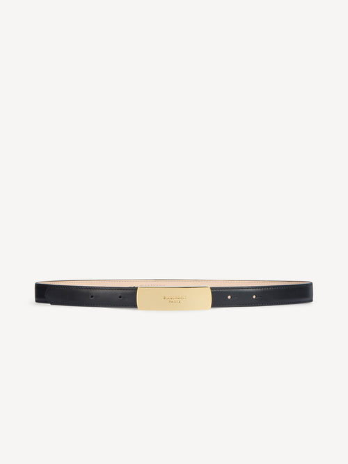 Cinturón Balmain de piel lisa