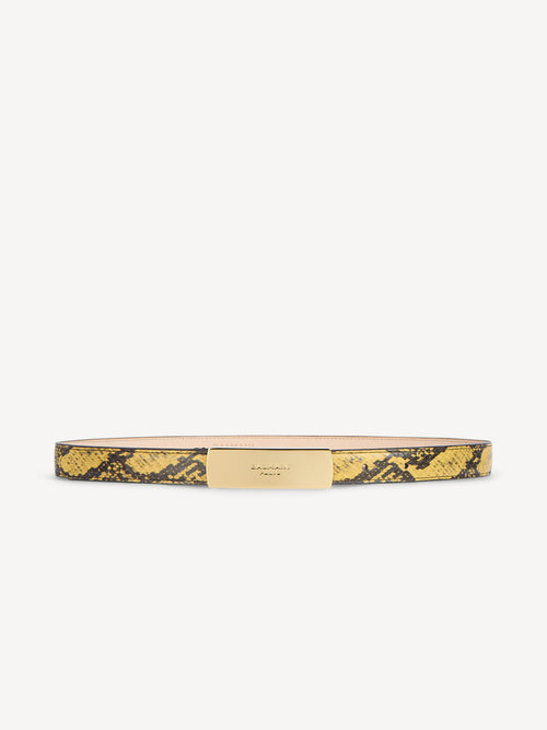 Gürtel Balmain aus Leder in Pythonoptik
