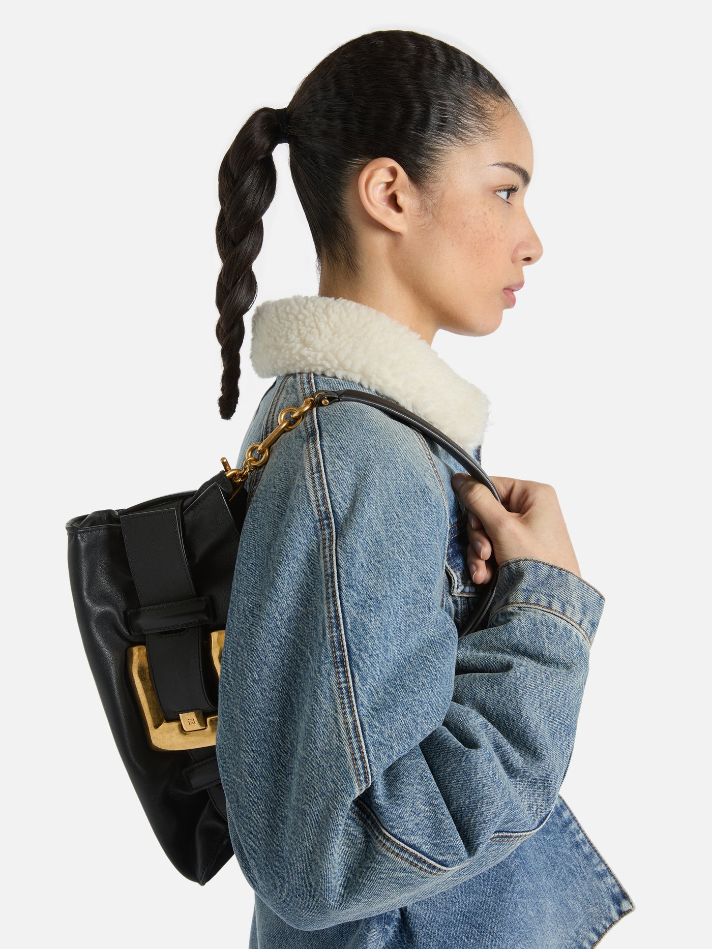Anthem Mini-Tasche aus Glattleder