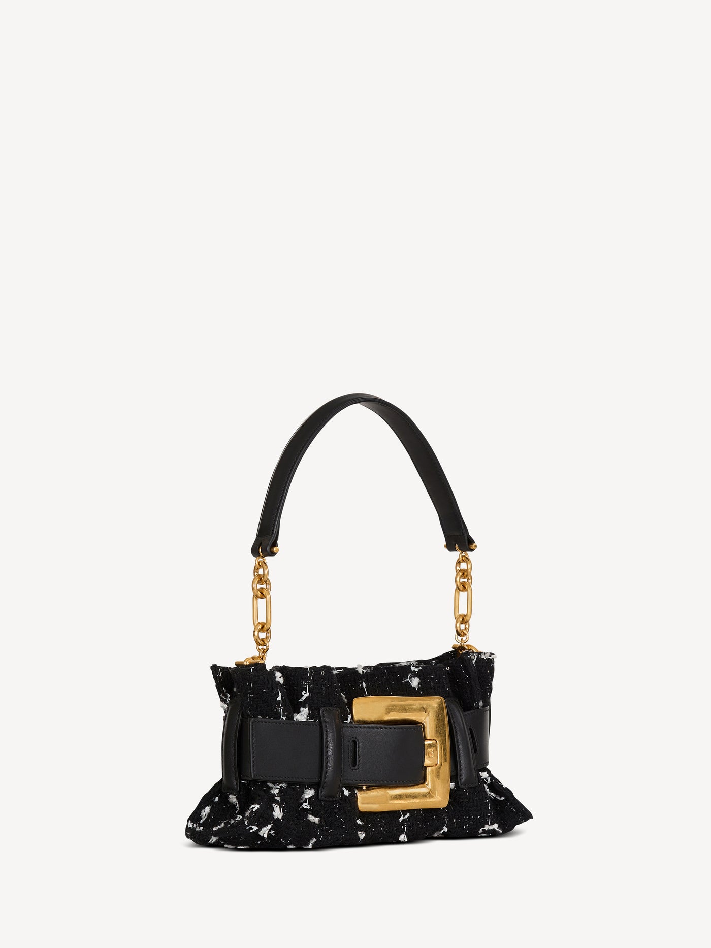 Bolso Anthem Mini de tweed y piel lisa