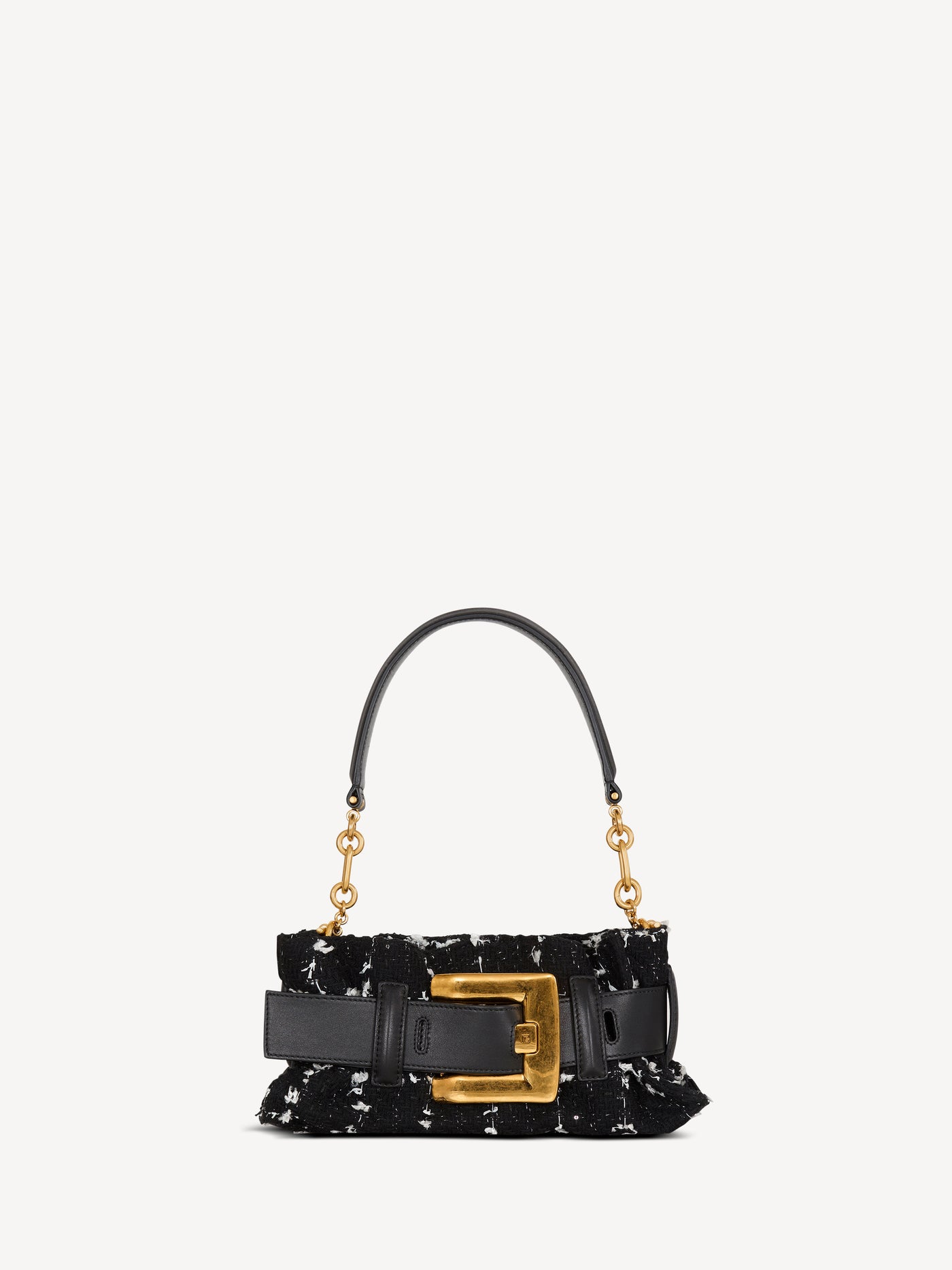 Anthem Mini-Tasche aus Tweed und Glattleder