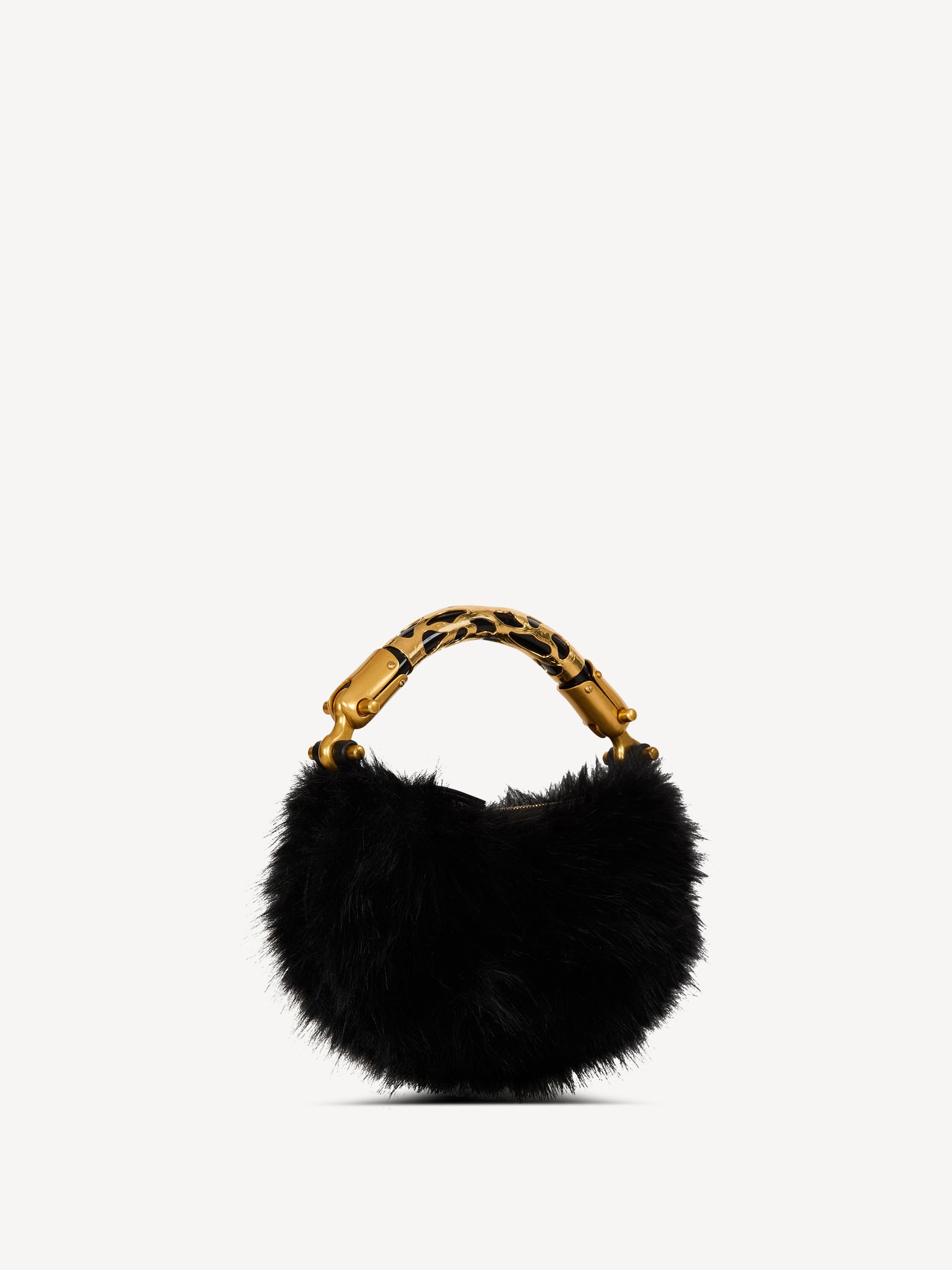 Sac Ebene Mini en fausse fourrure