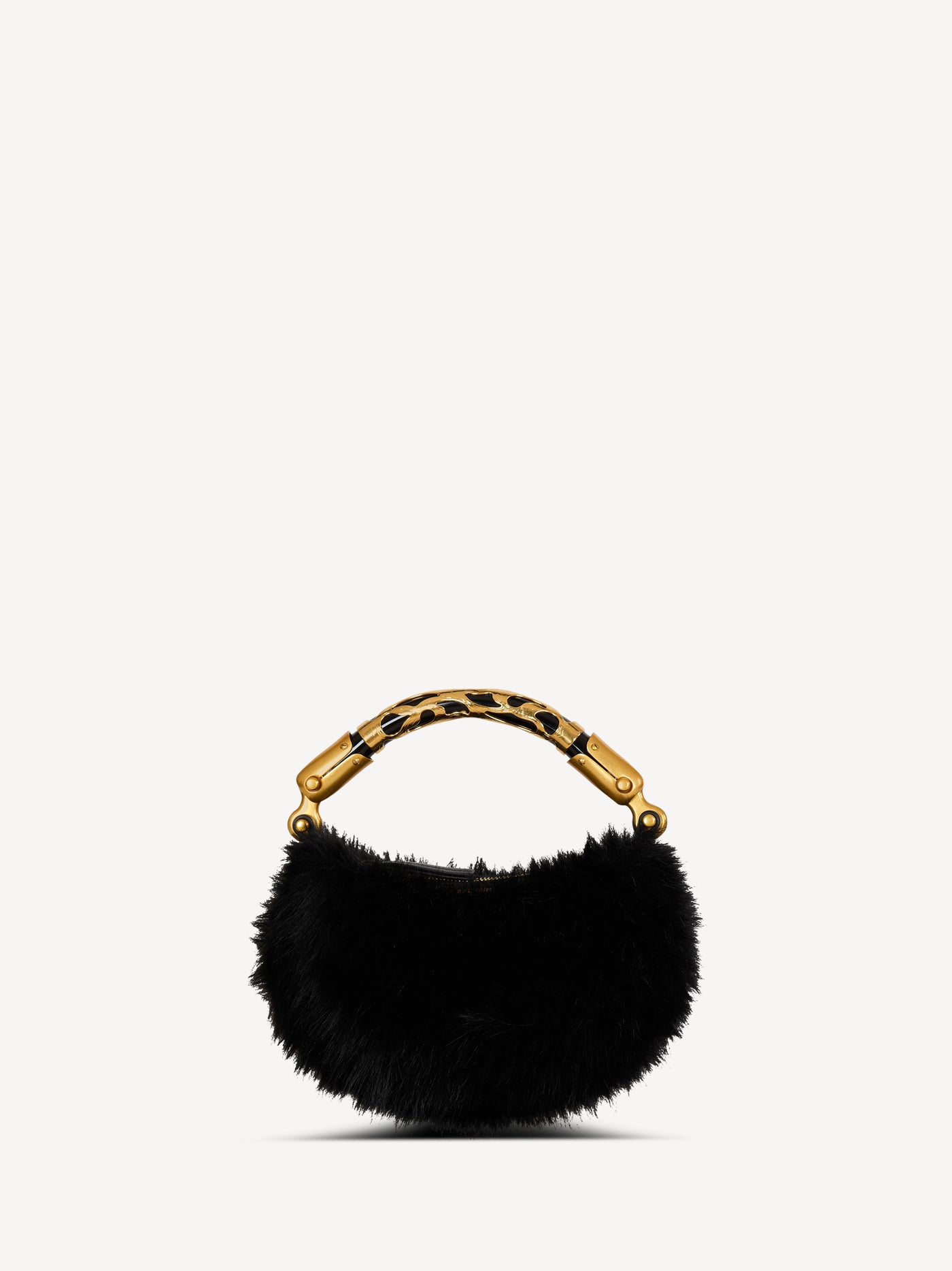 Mini Ebene bag in faux fur