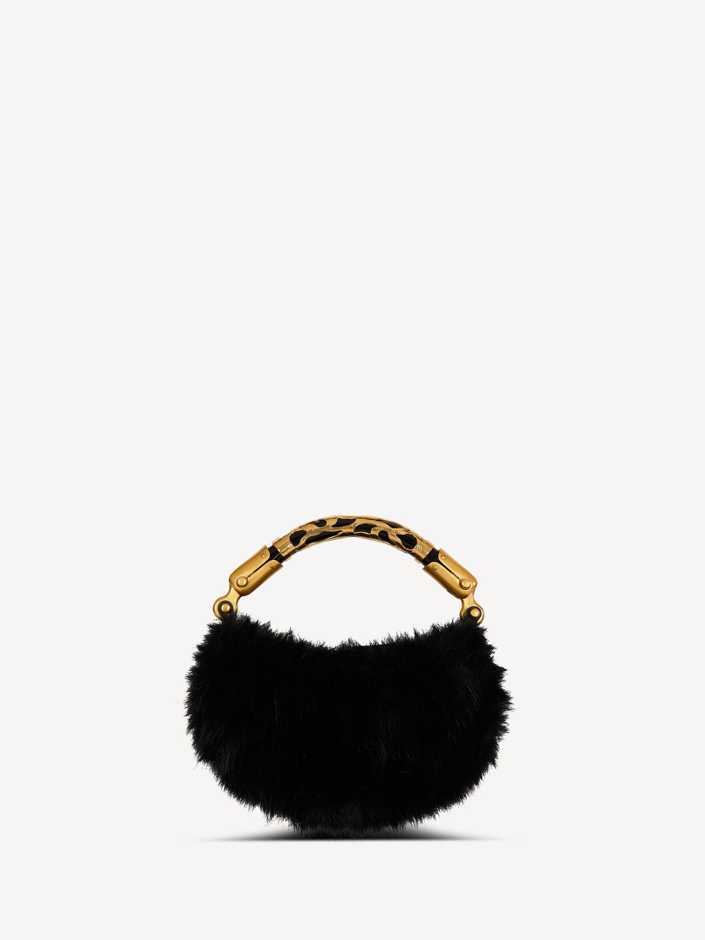 Sac Ebene Mini en fausse fourrure