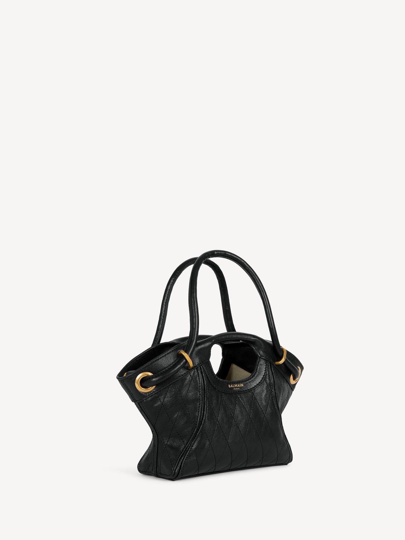 Sac Cabas Tote Small cuir lisse surpiqué