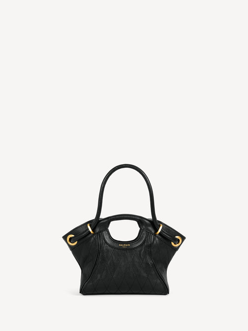 Sac Cabas Tote Small cuir lisse surpiqué