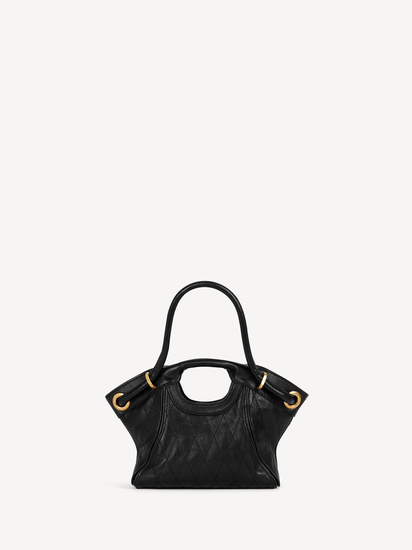 Sac Cabas Tote Small cuir lisse surpiqué