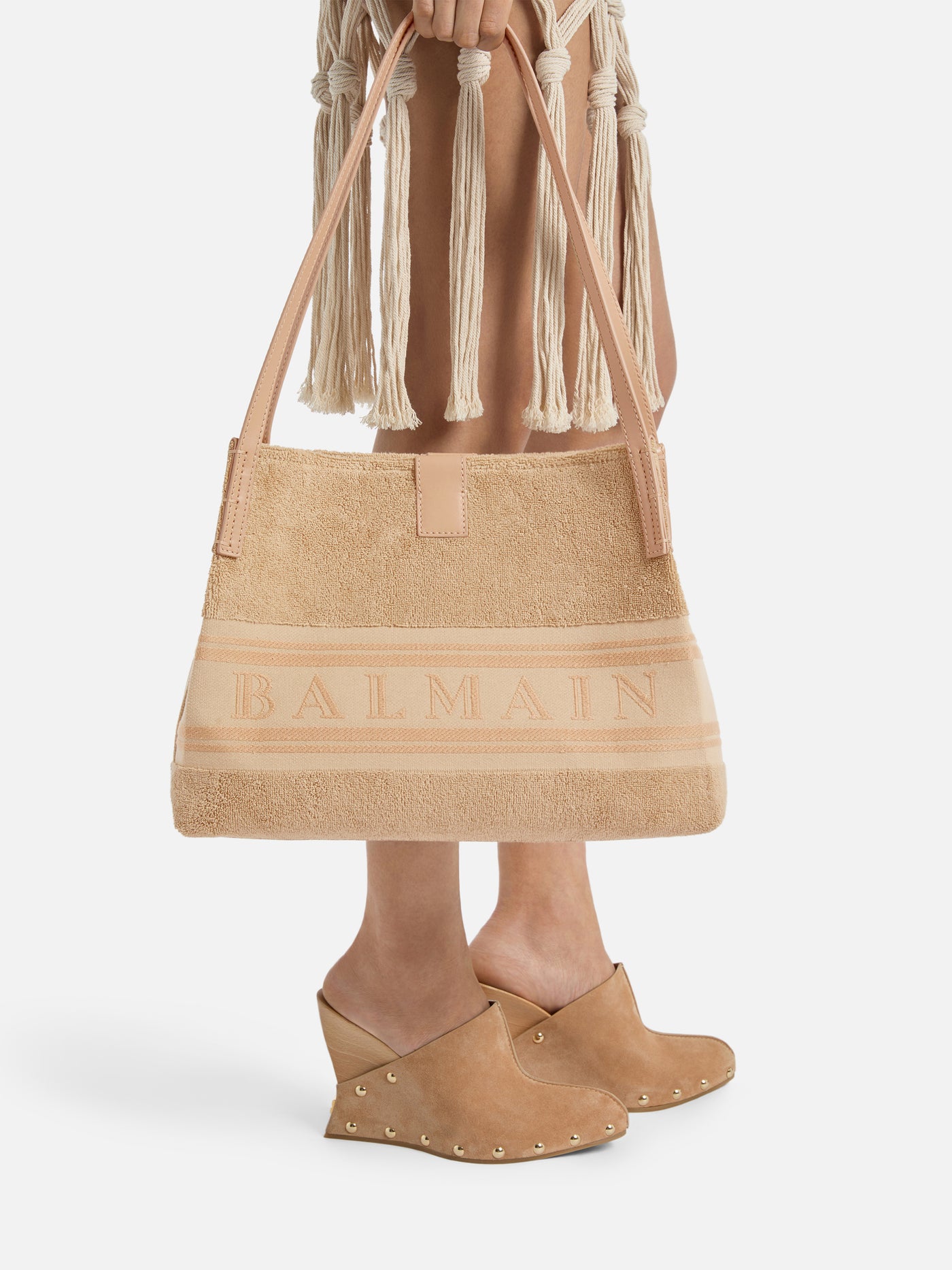 Kleiner Release Shopper aus Baumwollfrottee