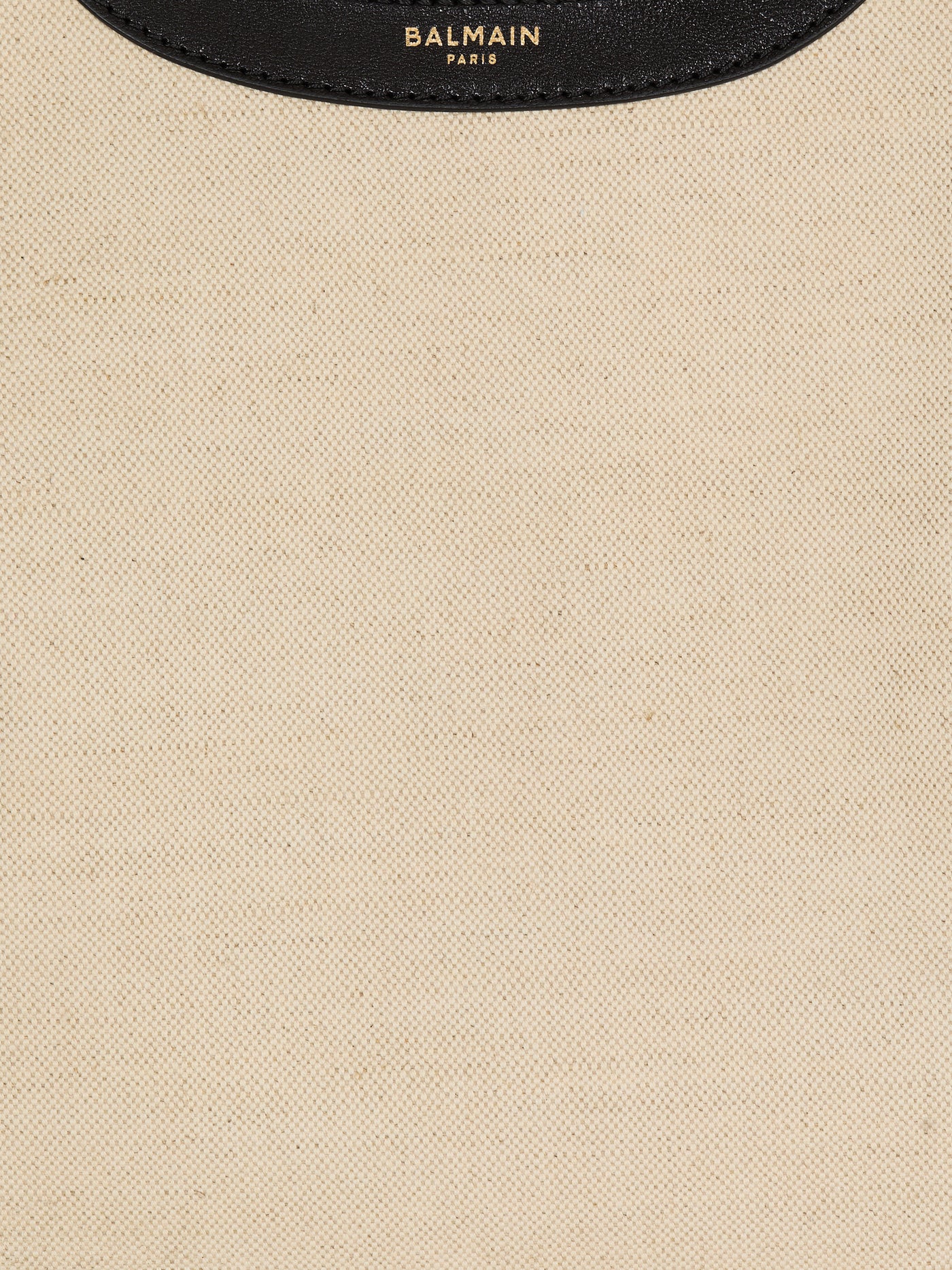 Großer Shopper aus Canvas und Glattleder