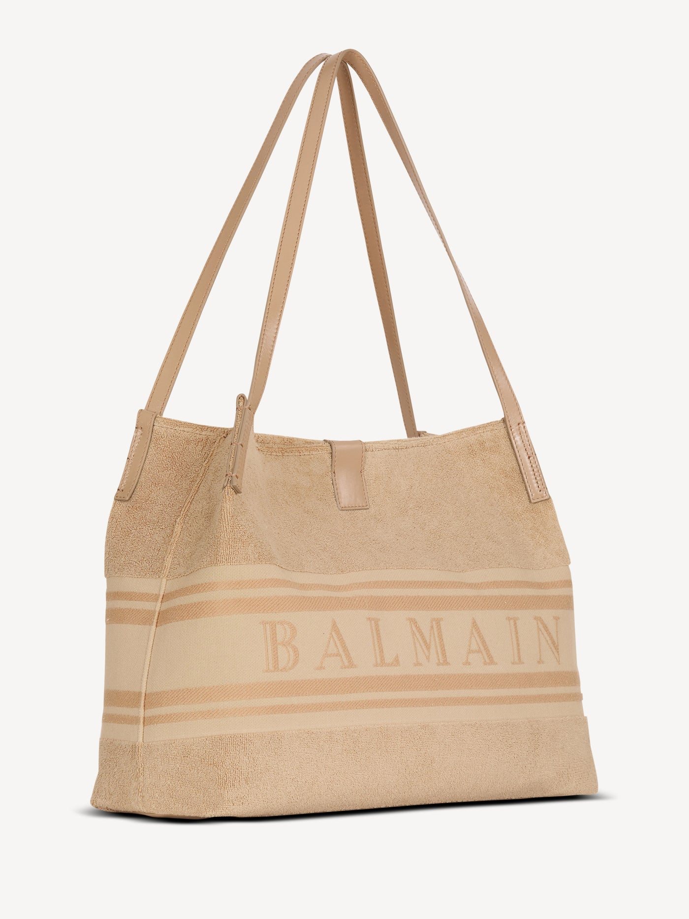 Borsa shopper Release media in cotone bouclé