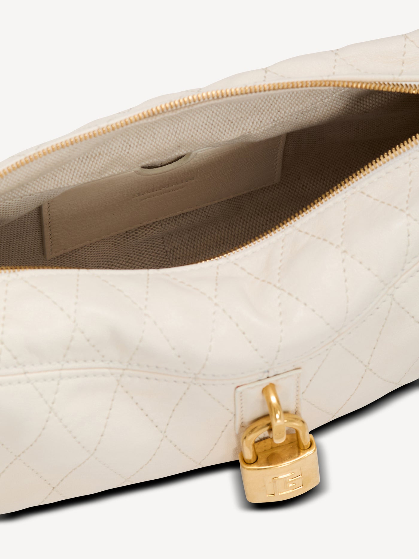 Sac Pulse Small en cuir lisse surpiqué