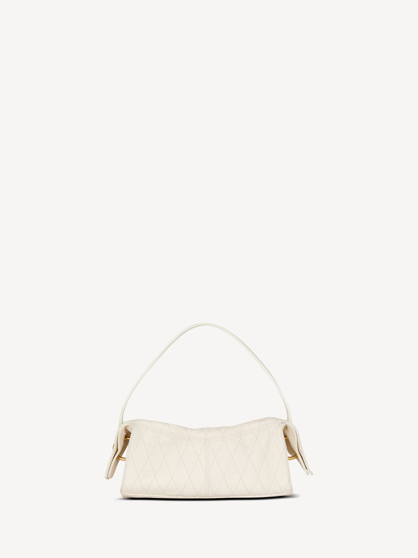 Sac Pulse Small en cuir lisse surpiqué
