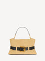 Sac Anthem Medium en crochet et cuir lisse