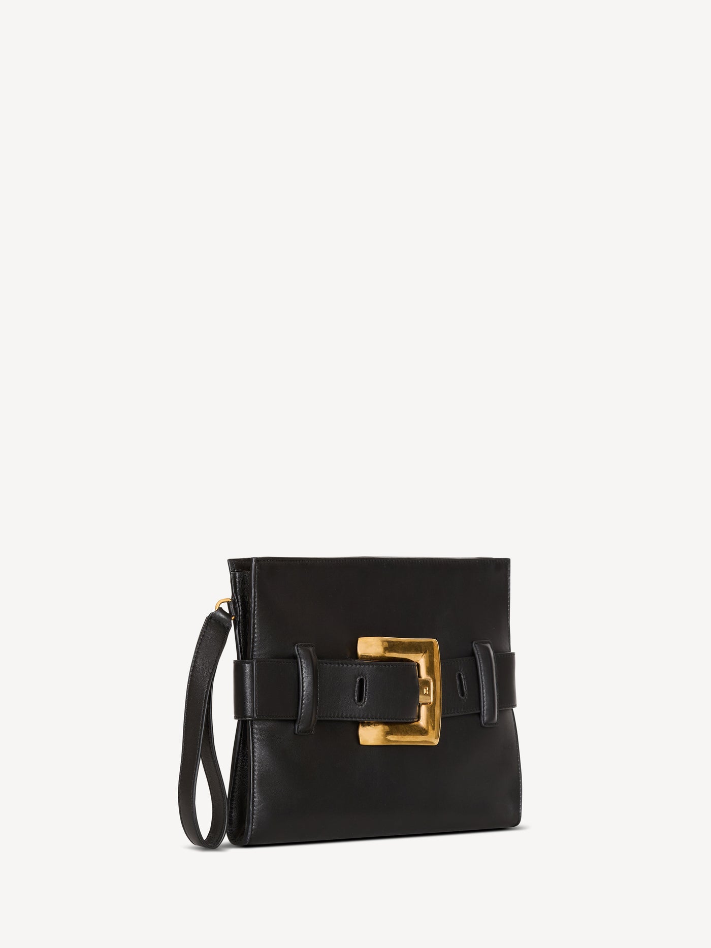 Pochette Anthem en cuir lisse