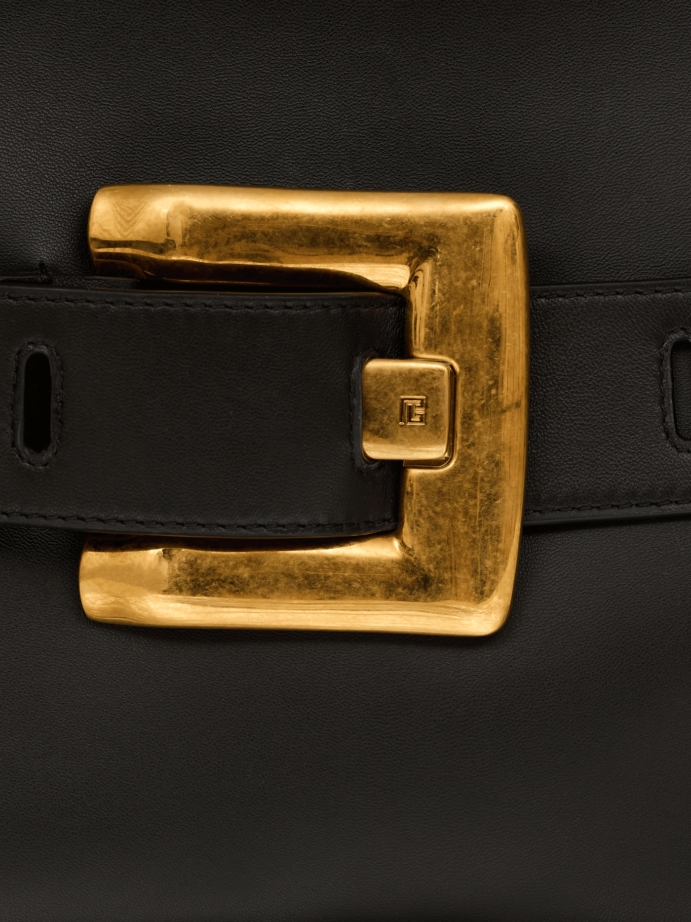 Pochette Anthem en cuir lisse