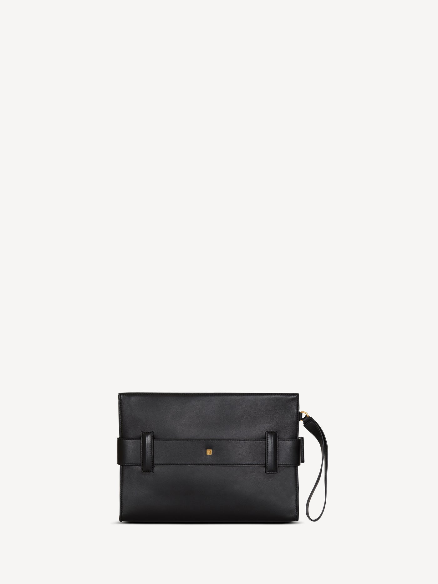 Pochette Anthem en cuir lisse
