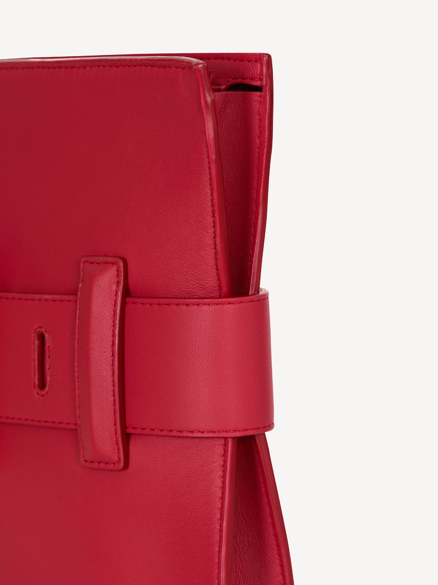 Pochette Anthem in pelle liscia