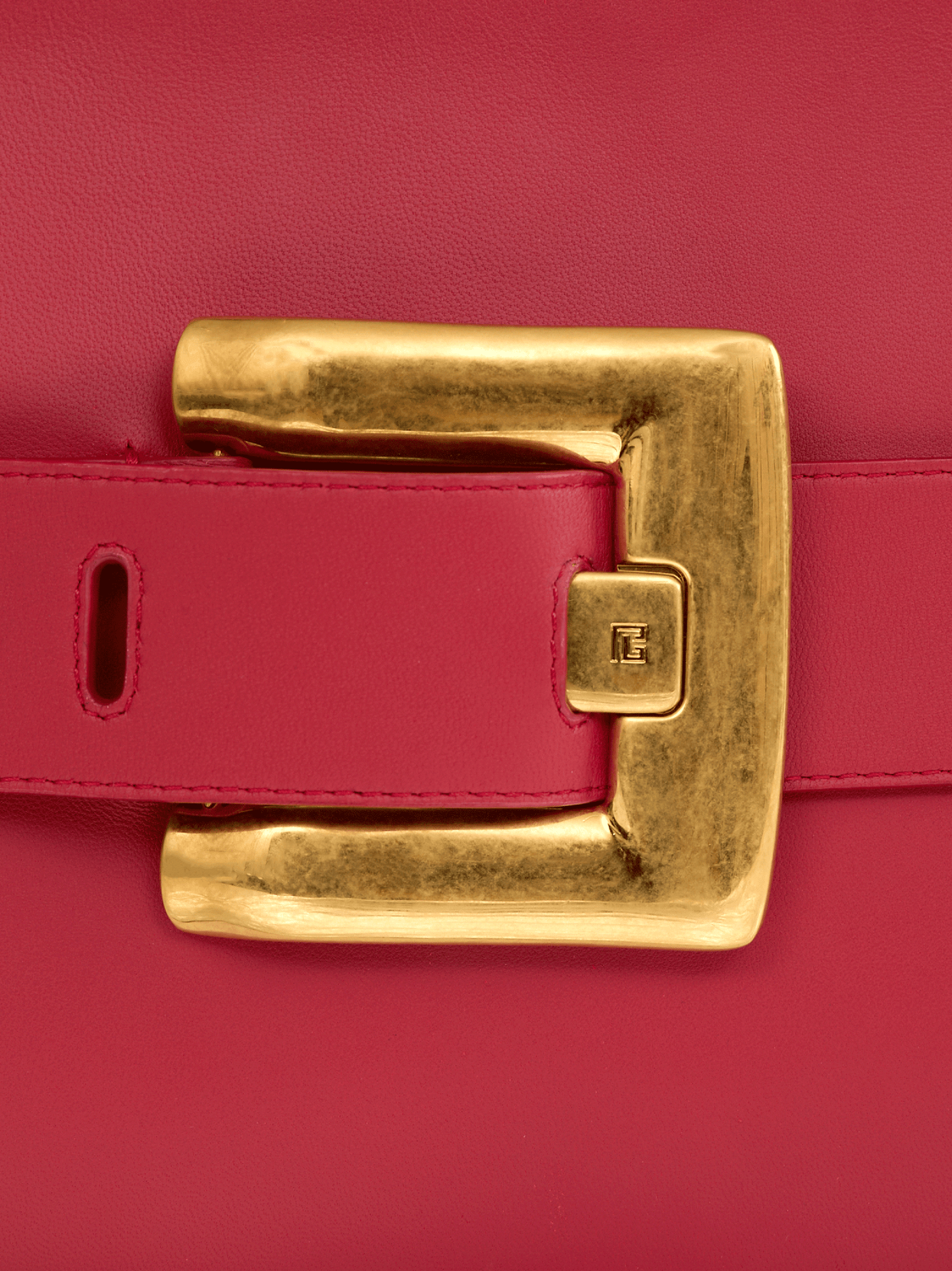 Pochette Anthem in pelle liscia