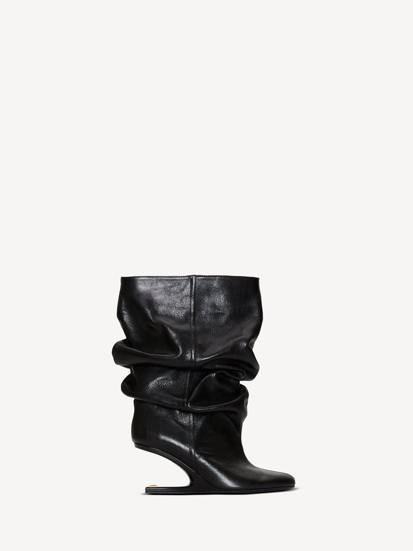 Botines No Wedge de piel texturizada