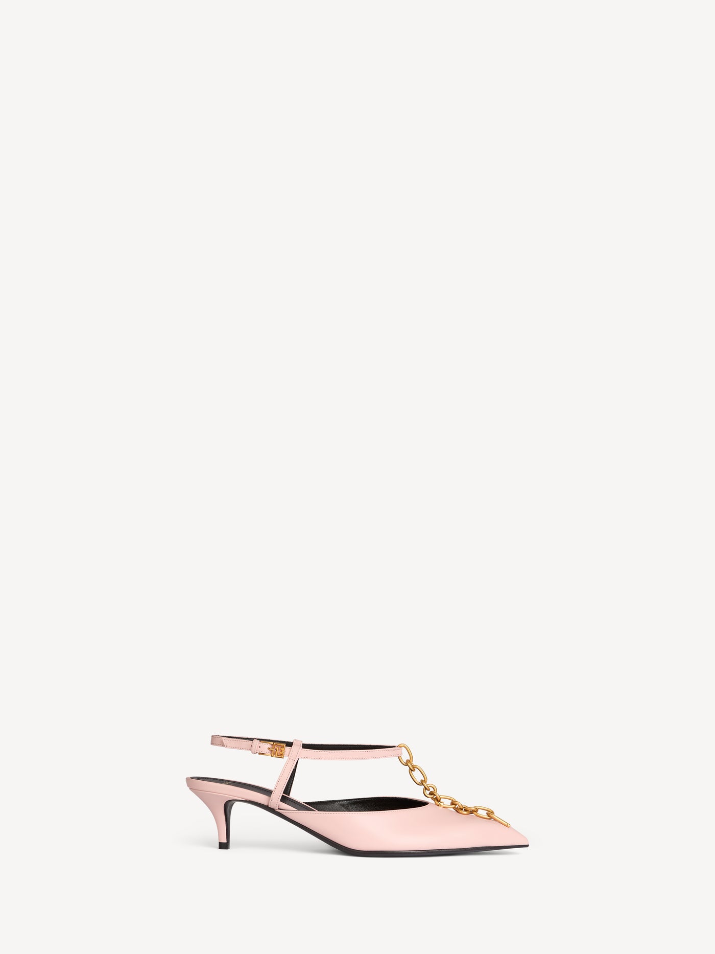 Zapatos de tacón Sync de piel con cadena