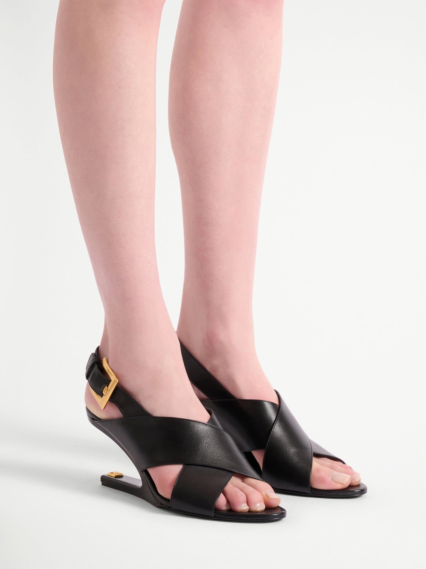 Sandalias Anthem No Wedge de piel lisa