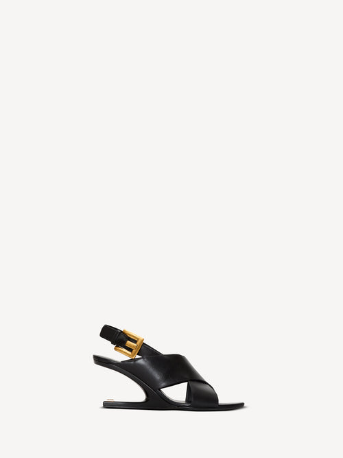 Anthem No Wedge Sandalen aus Glattleder