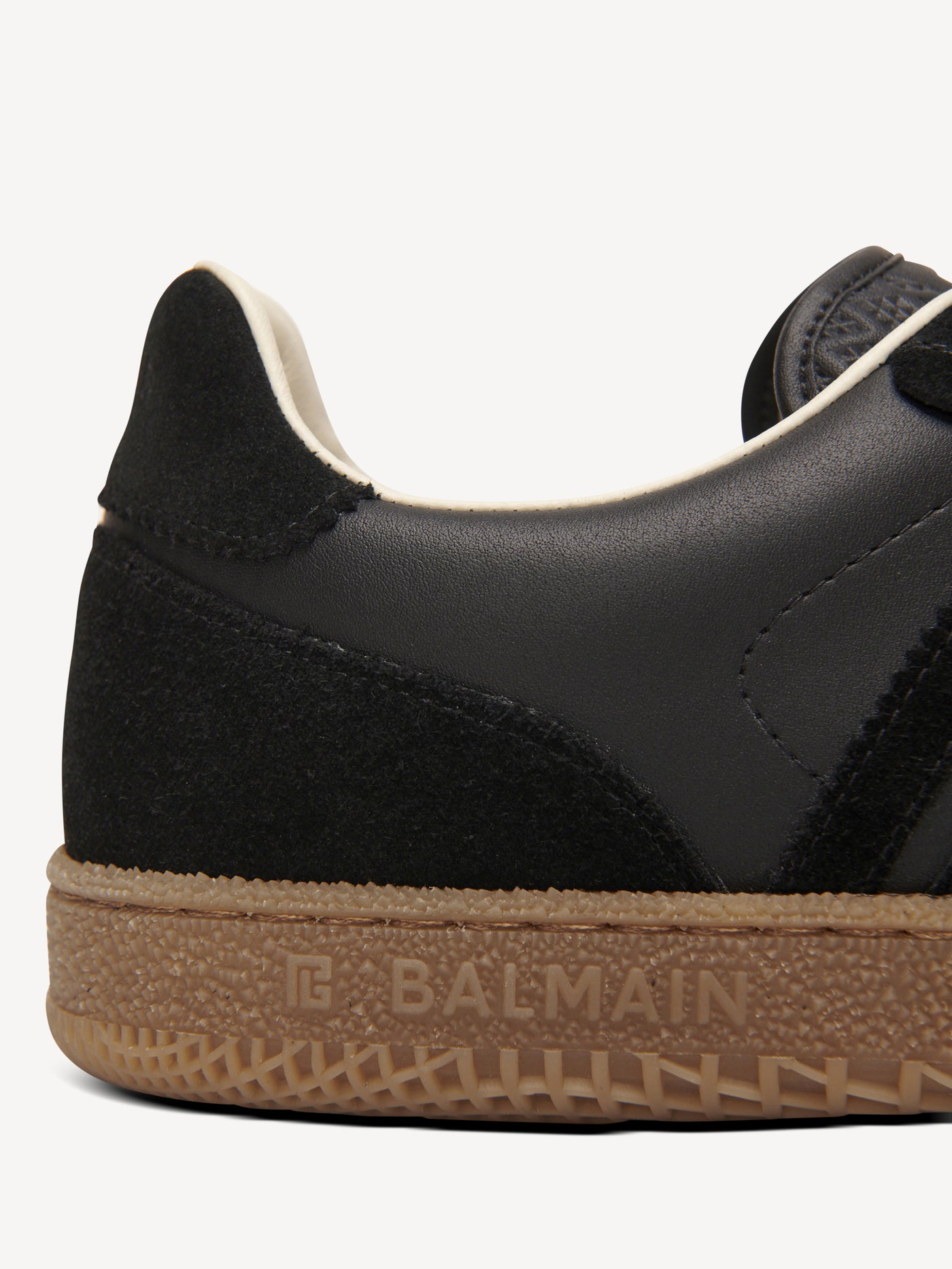 Baskets Balmain Swan en cuir lisse et suédé