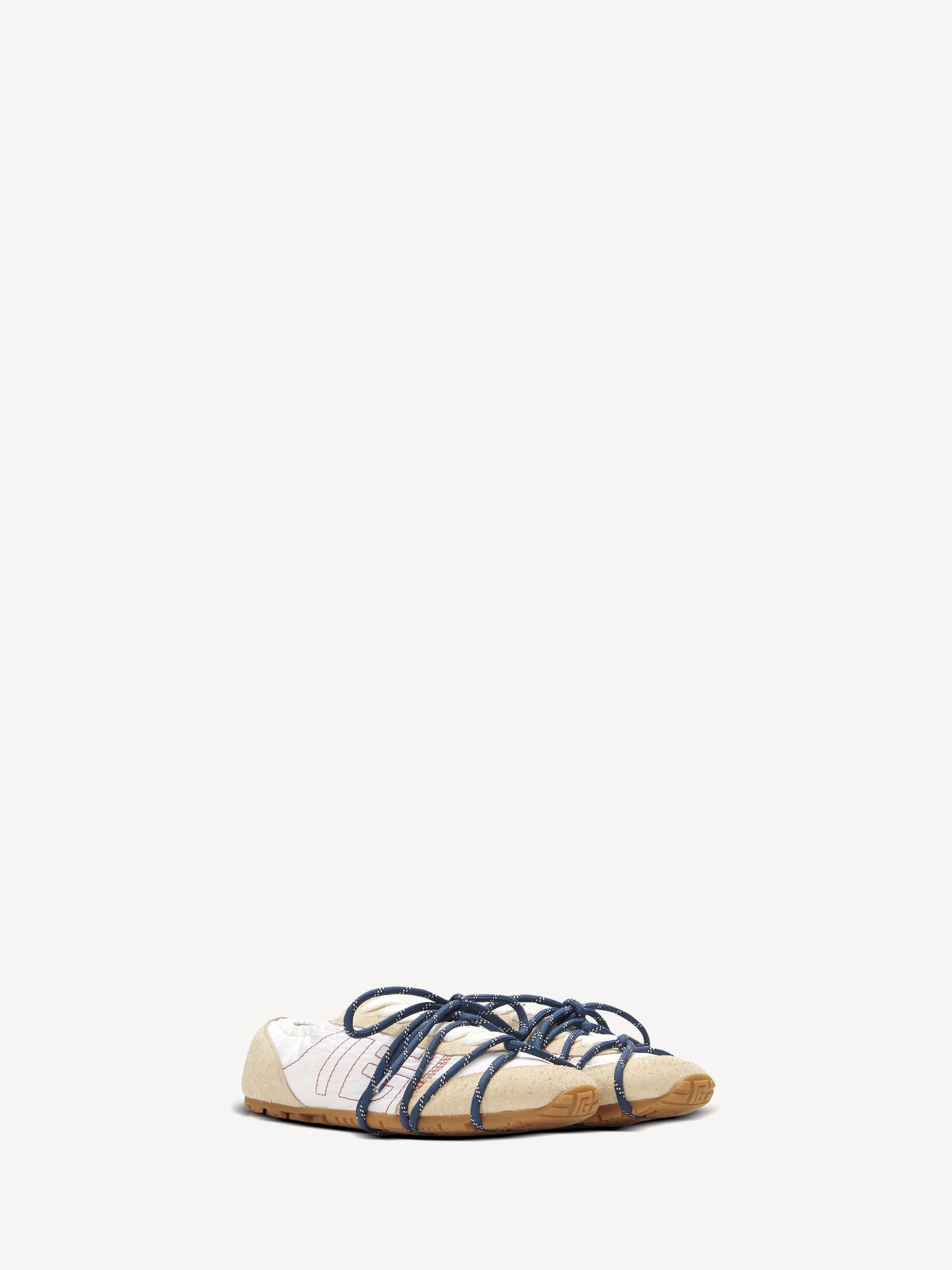 Basket Racer 45 en nylon et cuir suédé