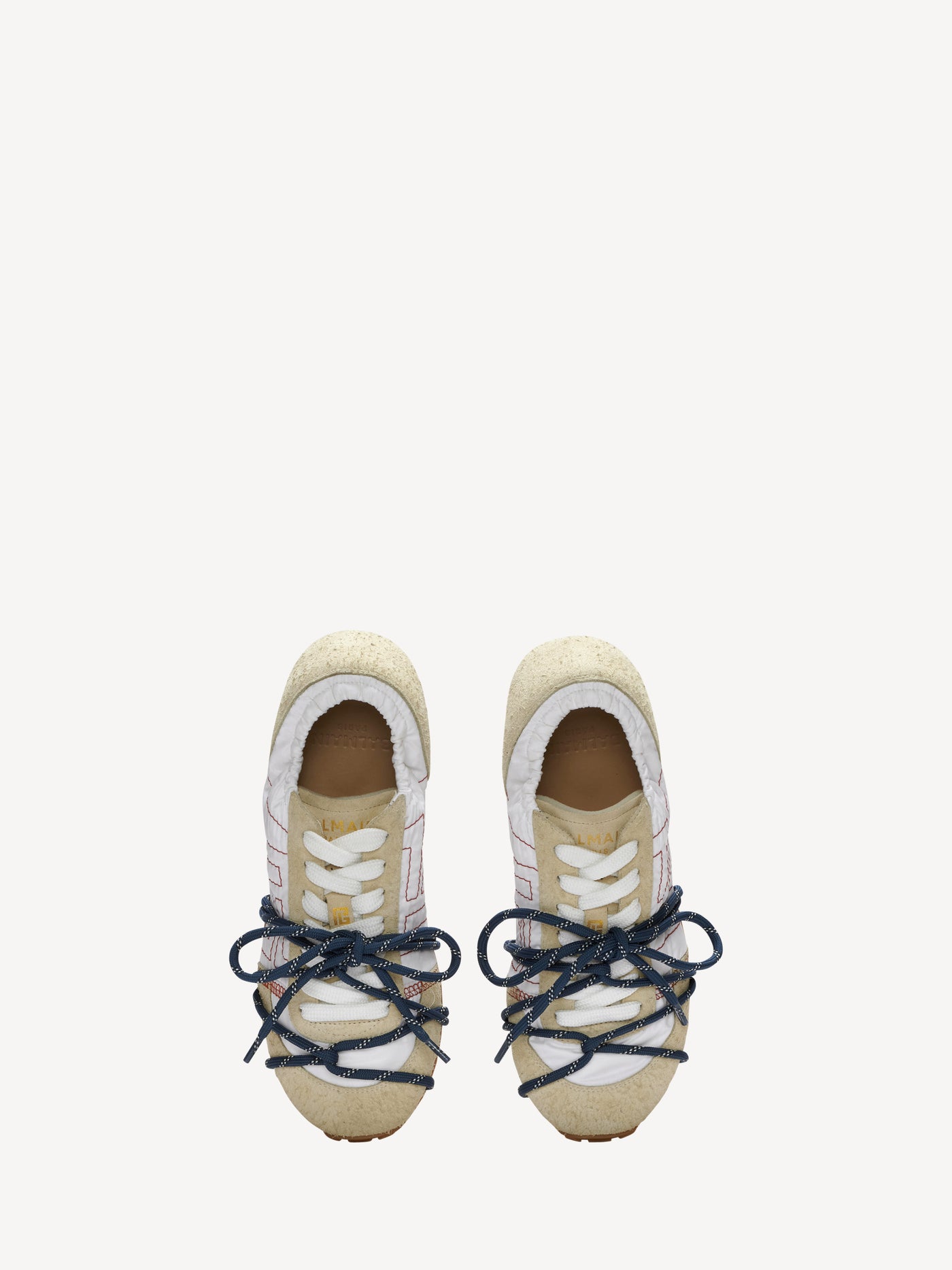 Basket Racer 45 en nylon et cuir suédé