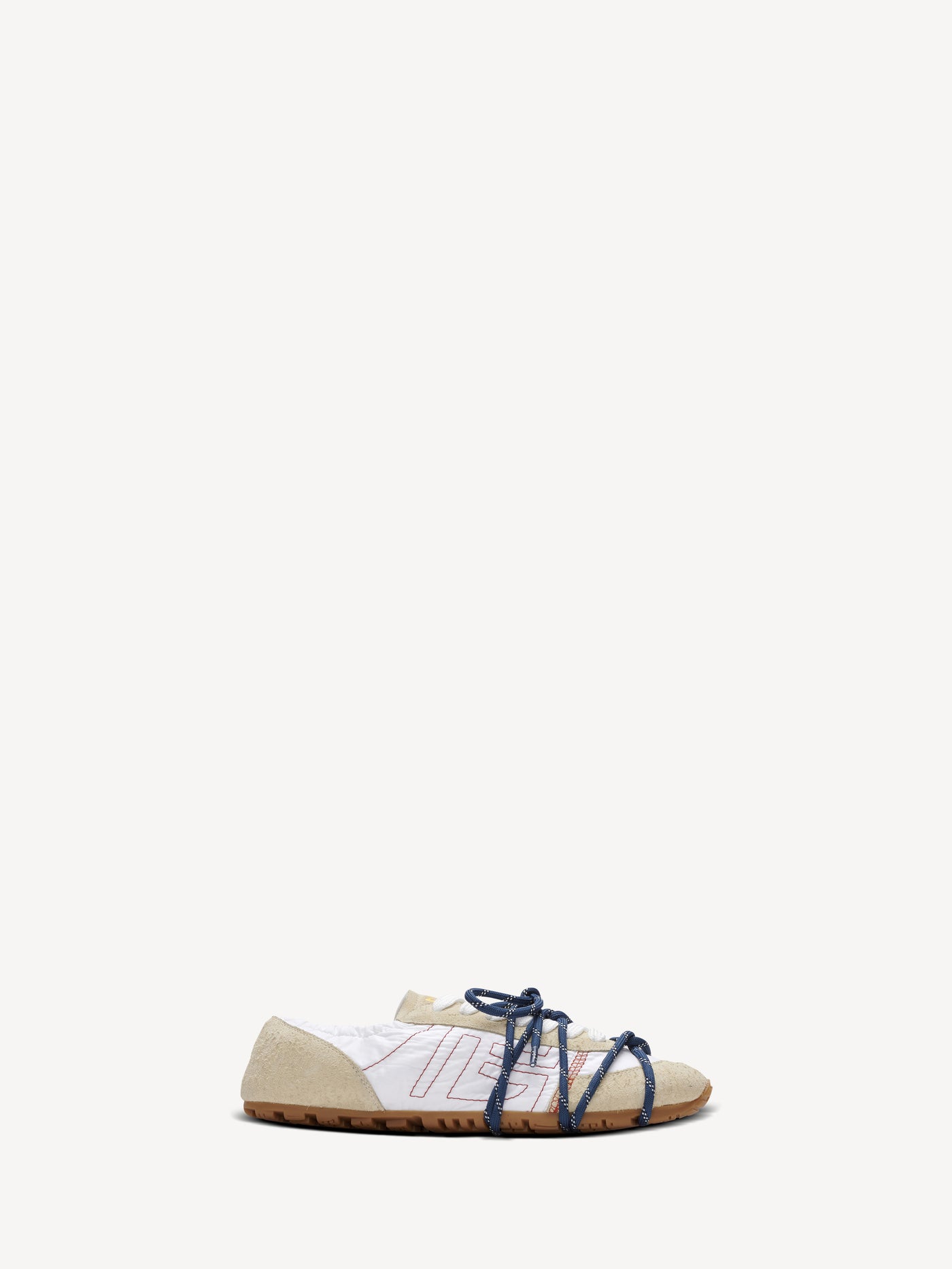 Racer 45 Sneakers aus Nylon und Wildleder