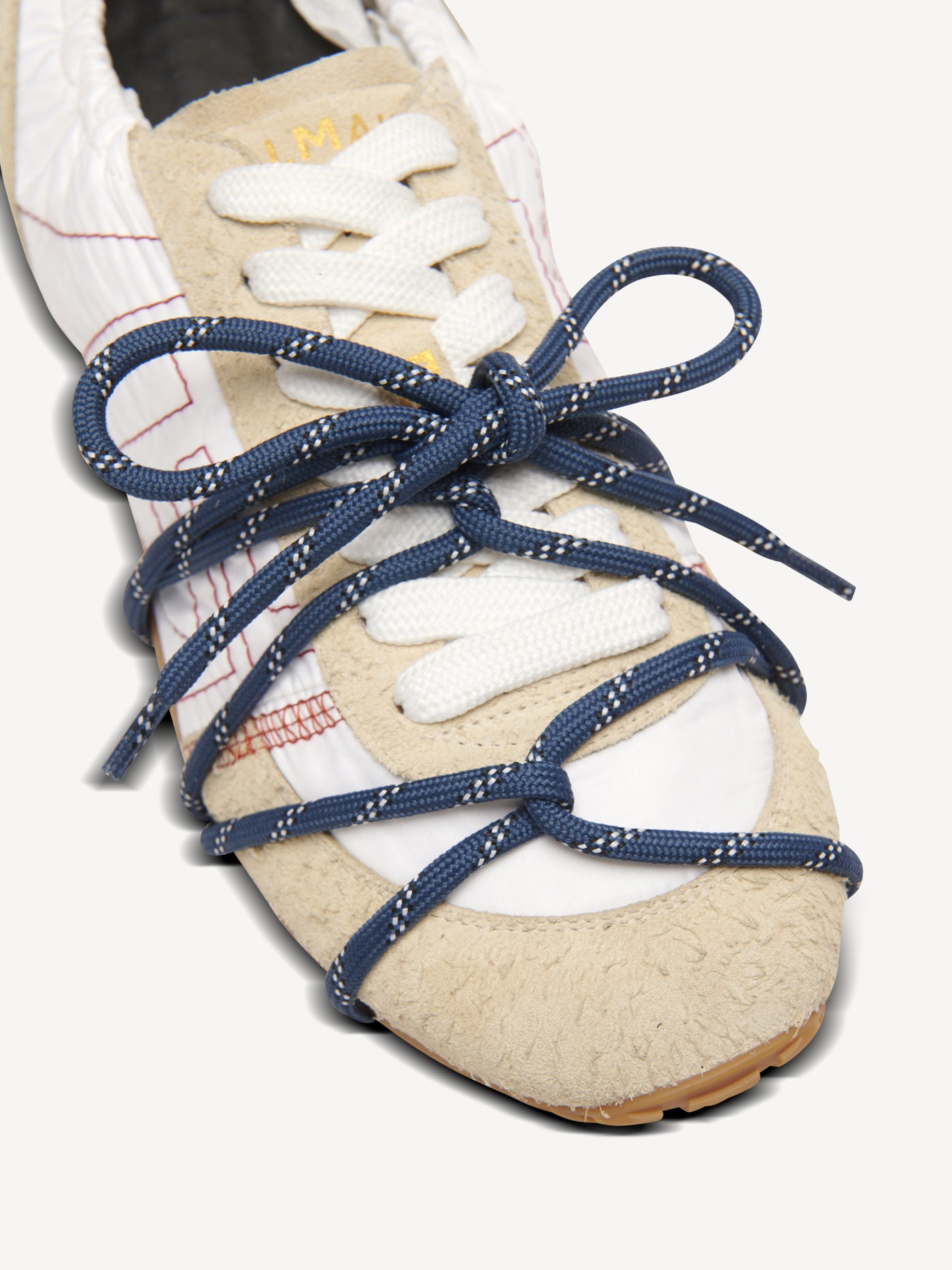 Basket Racer 45 en nylon et cuir suédé