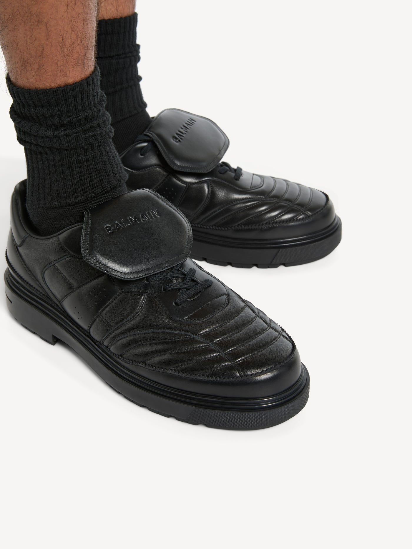 Sneakers Daytona Hybrid aus Glattleder