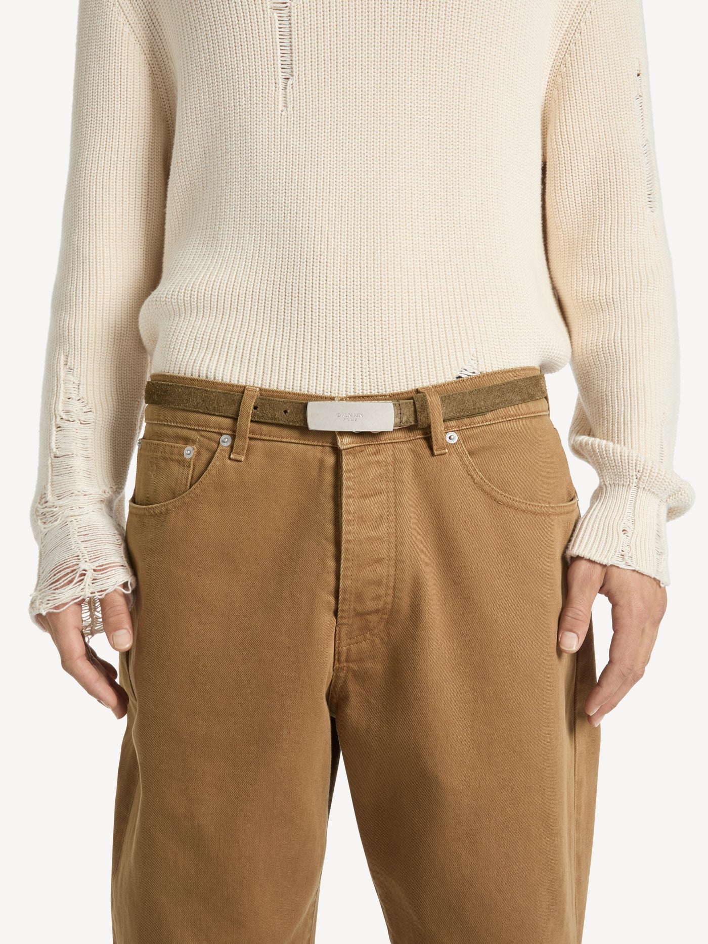 Gürtel Balmain aus Wildleder