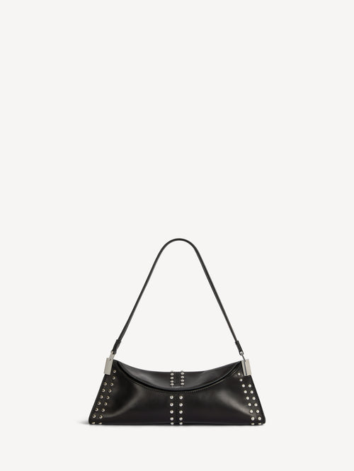 64-83 small bag in studded smooth leather