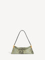 Bolso 64-83 Small de ante con efecto piel de pitón