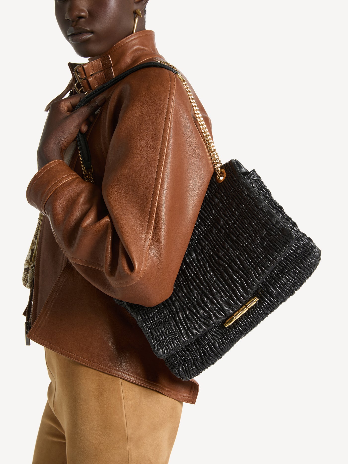 Silencio medium bag in smooth leather