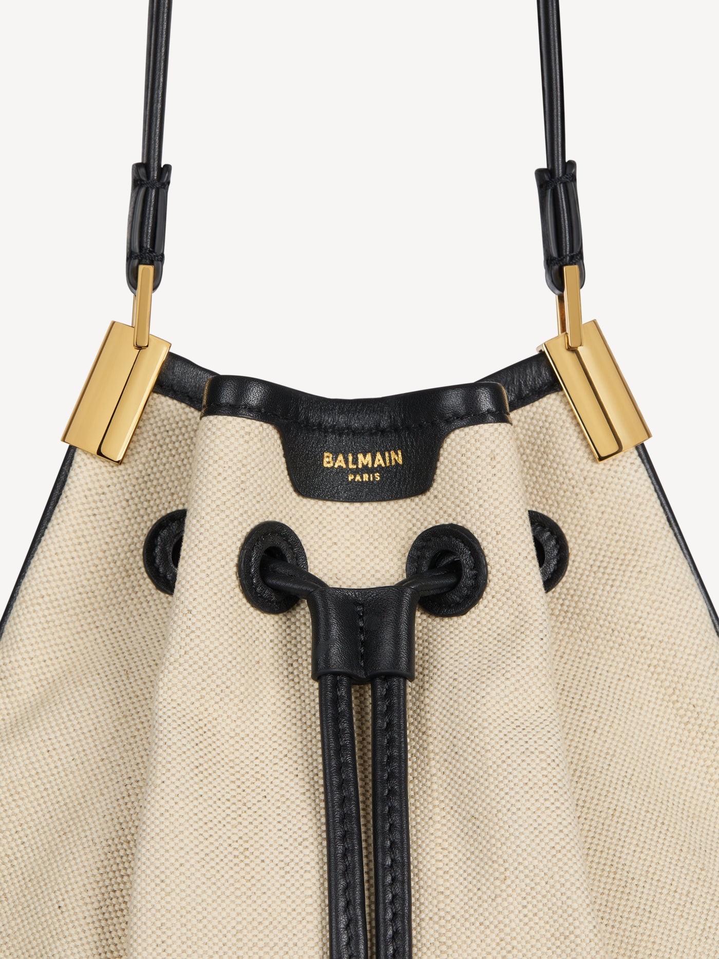 Hacienda medium bag in canvas and leather