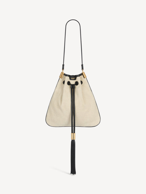 Hacienda medium bag in canvas and leather